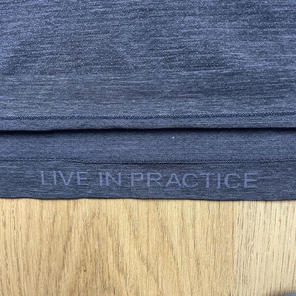 Lululemon Half Zip Shirt Mens Large Blue Metal Vent Tech Athletic Running Gym - Picture 4 of 11